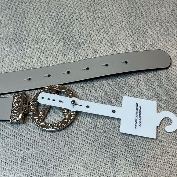 NEW Valentino Leather Giusy Bombe Belt Women’s Size Large Made in Italy NWT $350 - Picture 7 of 11